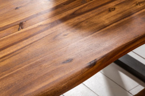 MASA DINING DIN LEMN MASIV 180CM, GENESIS COD 36760, DESIGN INDUSTRIAL - Img 3