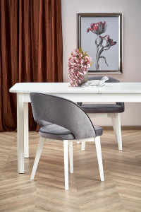 MASA DINING EXTENSIBILA FLORIAN, ALBA, 160/228 CM, DIN MDF SI FURNIR, STIL CLASIC - Img 5