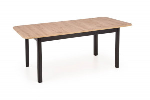 MASA DINING EXTENSIBILA STIL FLORIAN, STEJAR ARTISAN/NEGRU, 160/228 CM, DIN MDF SI FURNIR, STIL CLASIC - Img 8