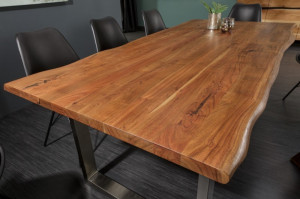 MASA DINING, MAMMUT 180CM, DIN LEMN MASIV SALCAM STIL VINTAGE - Img 2