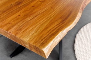 MASA DINING, MAMMUT 200CM, NATUR MIERE, DIN LEMN DE SALCAM/METAL, ARTIM GROUP COLLECTION - Img 2