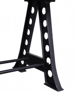 MASA DINING, MAMMUT INDUSTRIAL 220CM, COD 40651, DIN LEMN MASIV, DESIGN INDUSTRIAL - Img 3