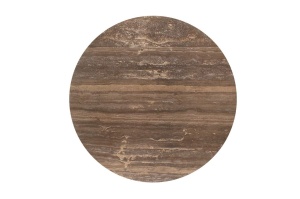 MASA DINING ROTUNDA RUSSO, 214320, 140Ø, LEMN DE MAANGO, MDF, TRAVERTIN, MARO, STIL MODERN - Img 2