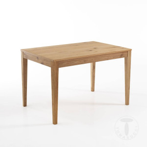 MASA EXTENSIBILA 120/180CM, WILLY, COD 4359, STIL MODERN, REALIZATA DIN LEMN MASIV SI FURNIR - Img 1