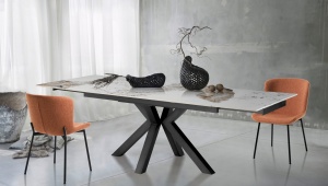 MASA EXTENSIBILA 160/240CM, TYCHI, DIN METAL SI CERAMICA, ARTIM GROUP SELECTION - Img 6