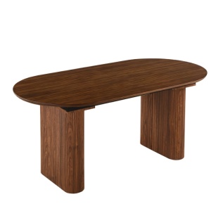 MASA EXTENSIBILA 180-220CM, ARTIM MEBLE, REALIZATA DIN MDF, CULOARE NUC, STIL MODERN