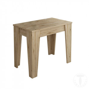 MASA EXTENSIBILA 54-306CM, CHARLIE OAK, STIL MODERN, REALIZATA DIN PANOURI LAMINATE