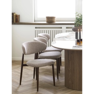 MASA EXTENSIBILA ATHENS 210CM, , REALIZAT DIN MDF SI CERAMICA, CULOARE ALB/MARO, ARTIM HOUSE - Img 8