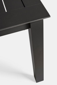 MASA EXTENSIBILA DE GRADINA KONNOR NEAGRA, CONFECTIONATA DIN ALUMINIU, STIL MODERN - Img 5