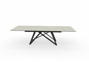MASA EXTENSIBILA DE LUX 180/220/260CM, ATLAS COD 40120, DIN METAL, STICLA SI CERAMICA - Img 2