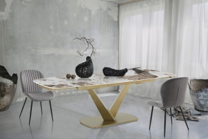 MASA EXTENSIBILA HANDS, DIN METAL SI CERAMICA 160/240CM, ARTIM GROUP SELECTION - Img 6