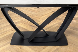MASA EXTENSIBILA, PAPILLON 180/260CM, DIN CERAMICA/STICLA MARMURA ALBA SI METAL, ARTIM GROUP SELECTION - Img 3