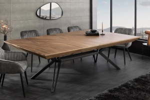 MASA EXTESIBILA DE MARI DIMENSIUNI, GIANT 180- 320CM, FURNIR LEMN DE NUC SI METAL, ASPECT NUC, ARTIM GROUP SELECTION - Img 5