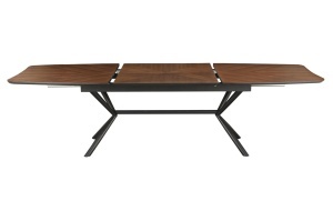 MASA EXTESIBILA DE MARI DIMENSIUNI, GRANDEZZA 180- 270CM, FURNIR LEMN DE NUC SI METAL, ASPECT NUC, ARTIM GROUP SELECTION - Img 2