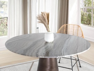 MASA ROTUNDA LIVING ELEGANTA, ARTIM 1845, DIN MARMURA SI METAL, ARTIM GROUP SELECTION - Img 2