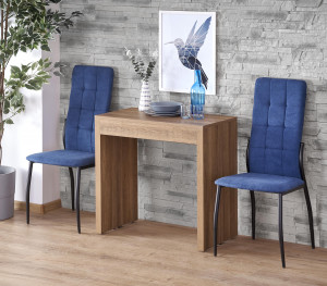 MASA STIL MODERN SAMSON NUC AURIU/NEGRU EXTENSIBILA HALMAR - Img 2