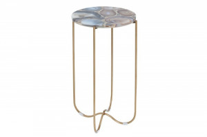MASUTA DE CAFEA ALBASTRU/AURIU ONYX 38016 - DESIGN MODERN - Img 6