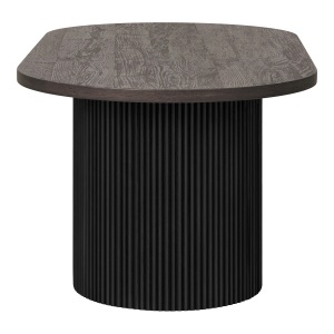MASUTA DE CAFEA BOAVISTA 120CM, DIN LEMN, CULOARE NEGRU, HOUSE NORDIC - Img 4