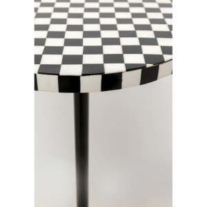 MASUTA DE CAFEA CHSS 25 ALB/NEGRU, CONFECTIONATA DIN OTEL SI MDF, ALB/NEGRU, STIL MODERN - Img 3