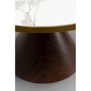 MASUTA DE CAFEA CONO CERAMIC 70 CM, CONFECTIONAT DIN GRESIE SI OTEL, STIL MODERN - Img 3
