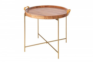 MASUTA DE CAFEA DIN LEMN MASIV MONSOON 39510 STIL VINTAGE - Img 6