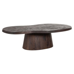 MASUTA DE CAFEA ODILE, 211991, CONFECTIONATA DIN LEMN MASIV DE MANGO, CULOAREA MARO, STIL MODERN - Img 2