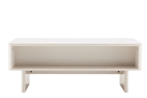 MASUTA DE CAFEA SAVOY 120CM, 3D, REALIZATA DIN MDF SI PLACA CERAMICA, CULOARE ALBA, ARTIM GROUP SELECTION - Img 3