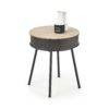 MASUTA DE CAFEA TROFEE, NATURAL-NEGRU ,STIL VINTAGE, HALMAR