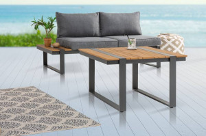 MASUTA DE GRADINA ,TAMPA LOUNGE 78CM, COD 40935, PLASTIC SI BAZA DE METAL