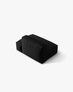 MODUL CANAPEA/COLTAR MARTINA, 133X106 CM, PE DREAPTA, NEGRU, TAPITAT CU TAPITERIE DIN TEXTIL STRUCTURAT BOSTON, MICADONI - Img 3