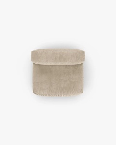 MODUL CANAPEA/COLTAR MARTINA, 76X130 CM, BEJ DESCHIS, TAPITAT CU TAPITERIE DIN TEXTIL CATIFEA VOGUE, MICADONI - Img 4