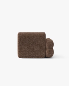 MODUL CANAPEA/COLTAR NEO, PE STANGA, MARO, 110X100 CM, TAPITAT CU TAPITERIE DIN TEXTIL CHENILLE SILENCIO, MICADONI - Img 4
