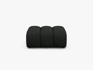 MODUL CANAPEA LUPIN, 87X90, NEGRU, CU TAPITERIE DIN TEXTIL BOUCLE BALOO, MICADONI