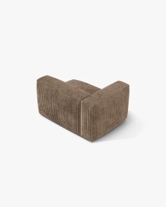 MODUL LATERAL PENTRU CANAPEA MARTINA, PE STANGA, GHINDA, TAPITAT CU TAPITERIE DIN TEXTIL CORDOI TILIA, MICADONI - Img 3