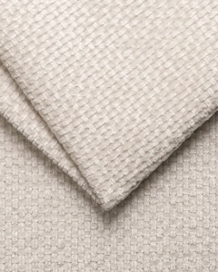 MODUL PUF CANAPEA MOLINO, 100X100, BEJ DESCHIS, CU TAPITERIE DIN TEXTIL CHENILLE EDEN, MICADONI - Img 3