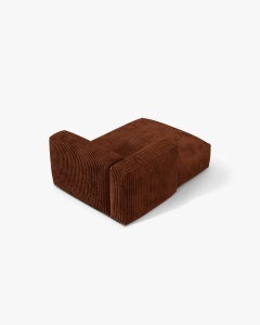 MODUL SEZLONG CANAPEA/COLTAR MARTINA, 130X176 CM, PE STANGA, CARAMIZIU, TAPITAT CU TAPITERIE DIN TEXTIL CORDOI TILIA, MICADONI - Img 3