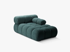MODUL SEZLONG COLTAR BELLIS, PE DREAPTA, BENZINA, CU TAPITERIE DIN TEXTIL BOUCLE ROLF, MICADONI - Img 2