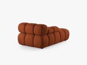 MODUL SEZLONG COLTAR BELLIS, PE STANGA, CARAMIZIU, CU TAPITERIE DIN TEXTIL STRUCTURAT LIBERTY, MICADONI - Img 3