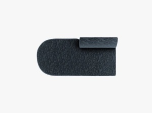 MODUL SEZLONG MILEY, PE STANGA, ALBASTRU, CU TAPITERIE DIN TEXTIL CHENILLE HAGA, MICADONI - Img 4
