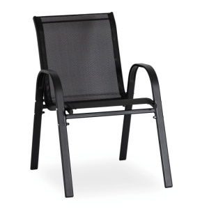 OFERTA 2026!!! SET MOBILIER DE GRADINA/TERASA, MINNESOTA, ARTIM MEBLE, DIN METAL, TECHNORATAN SI STICLA, CULOARE NEAGRA - Img 5