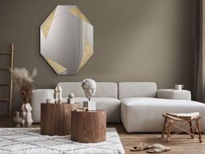 OGLINDA DECORATIVA 120CM, LAVERNA, COD 434751, AURIU, DESIGN MODERN, SCHULLER BRAND - Img 3