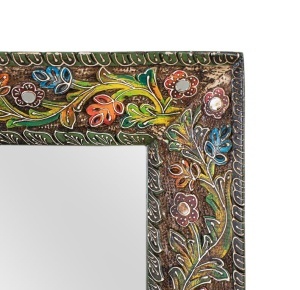 OGLINDA DECORATIVA, ARTIM 100CM, DIN LEMN DE MANGO, MDF SI STICLA, REALIZATA MANUAL, ARTIM GROUP SELECTION - Img 5