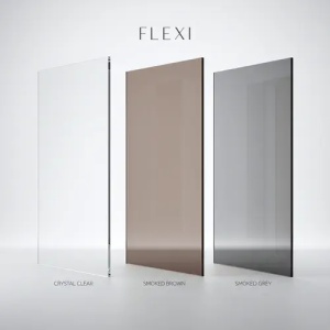 PARAVAN DE DUS FLEXI 100, TRANSPARENT/AURIU PERIAT, CALITATE SUPERIOARA - Img 8
