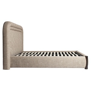 PAT CITADEL 160X200CM, DIN LEMN SI TEXTIL, DE CULOARE BEJ, FARA SALTEA, RICHMOND INTERIORS - Img 3
