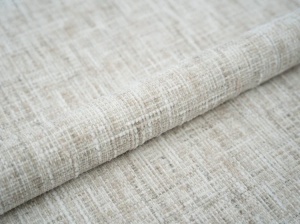 PAT TAPITAT, MURADA, 180x200, MELANJ BEJ DESCHIS, CU TAPITERIE DIN TEXTIL CHENILLE TRACY, MICADONI - Img 5