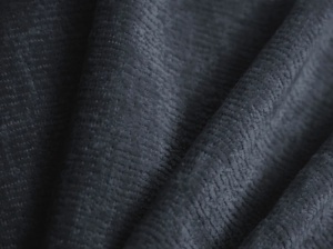 PAT TAPITAT SOLANGE, 180X200, ALBASTRU INCHIS, SOMIERA RABATABILA, CU TAPITERIE DIN TEXTIL CHENILLE PERFECT HARMONY, MICADONI - Img 5