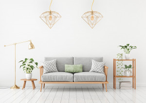 PENDUL DIAMOND APP562-1CP, 125x40 cm, AURIU DESCHIS, DIN METAL DE INALTA CALITATE, STIL MODERN, TU - Img 7