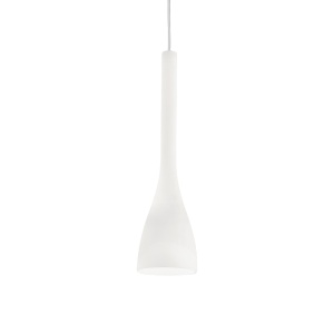 PENDUL FLUT SP1 SMALL, ALB, DIN STICLA, STIL MODERN - Img 1