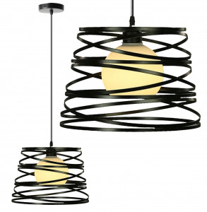 PENDUL METAL LOFT APP201-1CP, 25x33 cm, NEGRU, DIN OTEL SI METAL, STIL MODERN, TU
