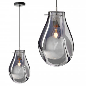 PENDUL SILVER APP329-1CP, 20x30 cm, ARGINTIU, DIN STICLA, STIL MODERN, TU